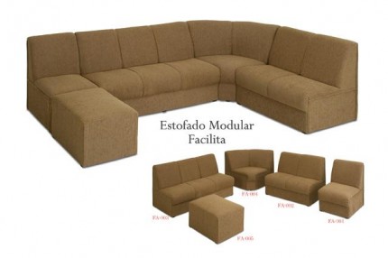Sofa Facita conjunto modulado
