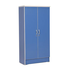 Armrio Escritorio 2 Portas Azul