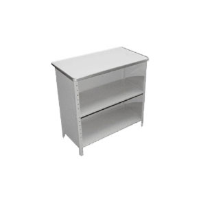 Balco frente em chapa fechada