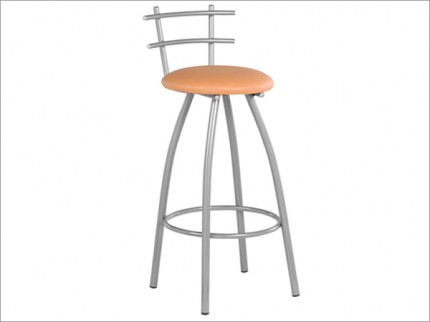 Banqueta de ao cinza