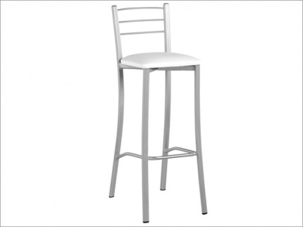 Banqueta de ao cinza
