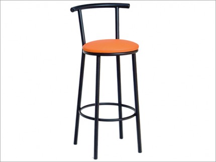 Banqueta de ao preta