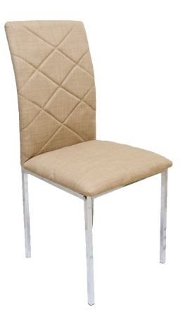 Cadeira com base cromada