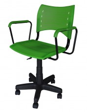 Cadeira Giratoria Plastica com Braos