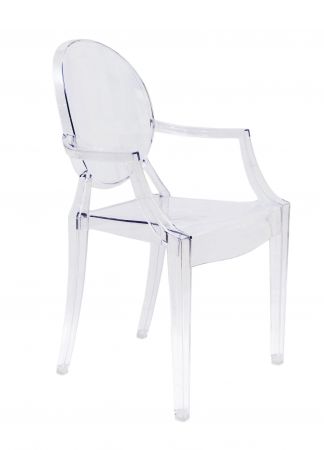 Cadeira kids 100% policarbonato transparente