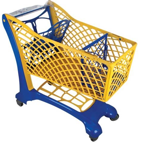 Carrinho de compra  para supermercado Plastico