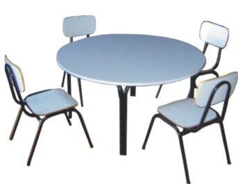 Conjunto Escolar Infantil com 4 cadeiras