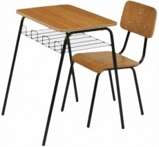 Conjunto escolar infantil imbuia