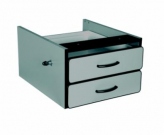 Gaveteiro fixo 2 gavetas para mesa