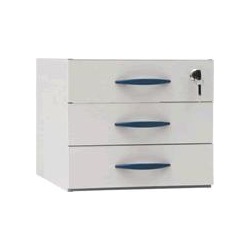 Gaveteiro Fixo 3 gavetas para mesa escritorio