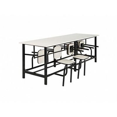 Mesa de refeitrio articulada