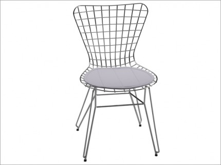 Poltrona bertoia cromada